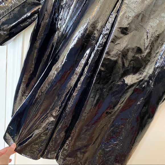 VINCE black patent leather coat - Picture 10 of 14